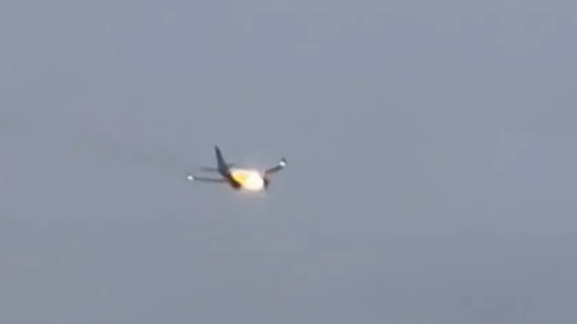 Pożar silnika krótko po starcie. "Eksplozje, potem olbrzymia kula ognia"