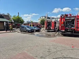 Pożar restauracji w Grudziądzu