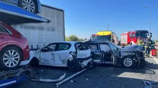 Tragiczny wypadek na S8 w Oleśnicy 