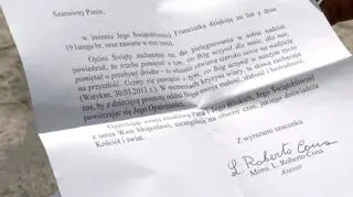 Treść listu do łódzkiego społecznika