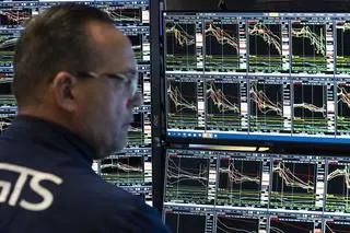Spółki na Wall Street w ciągu dnia straciły trzy biliony dolarów