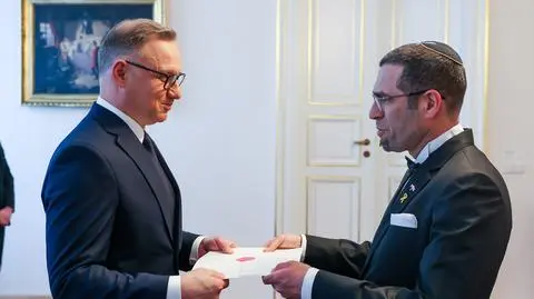 Andrzej Duda i Yaakov Finkelstein