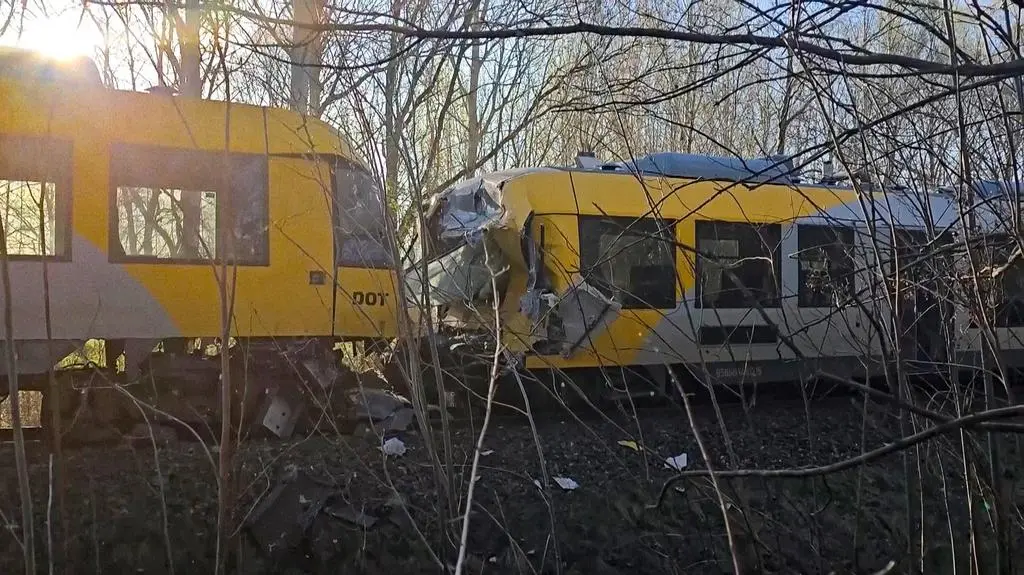 Wypadek kolejowy w Danii