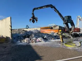 Pożar składowiska odpadów w Lublinie