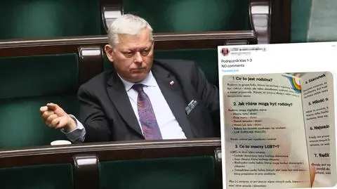 Suski opowiadał o "podręczniku do pierwszej klasy". Co poseł mógł zobaczyć