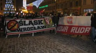 Wrocławscy NOP-owcy i kibice wspólnie w rocznicę wybuchu stanu wojennego