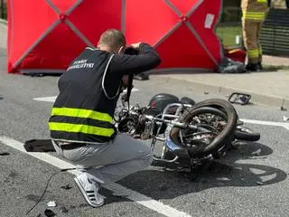 Tragiczny wypadek z udziałem motocyklisty na Pomorzu