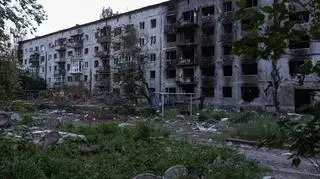 Zniszczenia w Pokrowsku. Walki o miasto toczą się od sierpnia 2024 roku