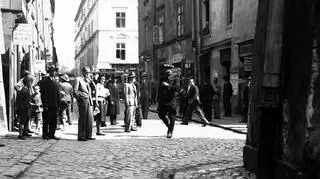 Ulica Senacka, gdzie rozpoczęła się "krwawa rozprawa", w sierpniu 1931 roku