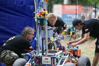 11. edycja zawodów łazików marsjańskich European Rover Challenge na terenie Akademii Górniczo-Hutniczej w Krakowie