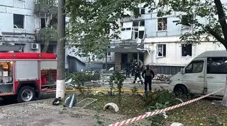 Dniepr po ataku sił rosyjskich 