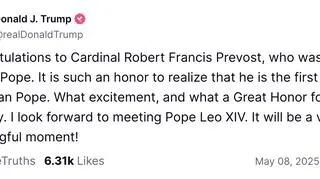 Wpis Donalda Trumpa