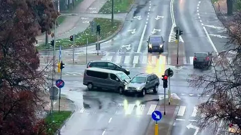 Zderzyły się dwa auta 