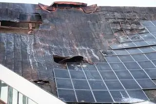 Palił się dach świątyni 