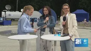 Urodziny TVN24 w Mińsku Mazowieckim. Rozmowa z „Tą typiarą”