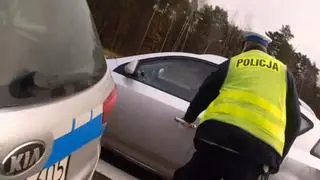 Pościg miał miejsce na drodze ekspresowej S7