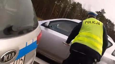 Pościg miał miejsce na drodze ekspresowej S7