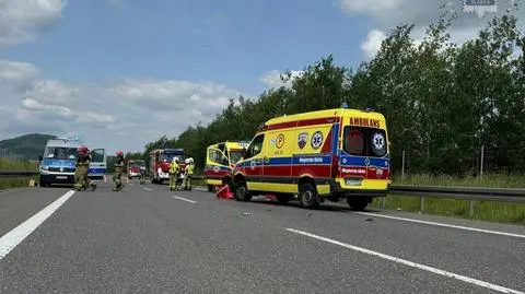 Śmiertelny wypadek na S1 koło Węgierskiej Górki