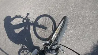 Po pijanego rowerzystę przyjechała poszukiwana kobieta