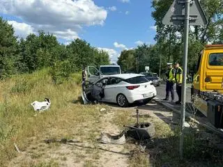 Wypadek na ulicy Wólczyńskiej