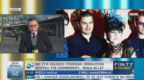 Nie żyje Dolores ORiordan.