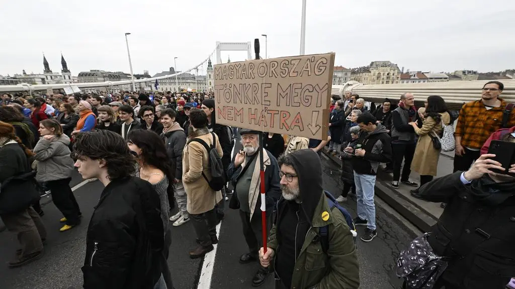 Protesty na Węgrzech