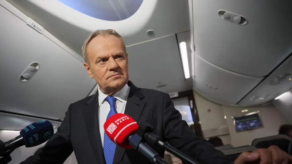 Premier Donald Tusk na konferencji prasowej po szczycie w Erywaniu