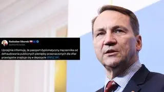 Sikorski o paszporcie dyplomatycznym "męczennika od defraudacji"  
