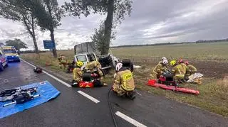 Poważny wypadek na trasie Jawor–Strzegom