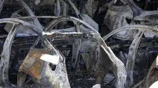 Pożar w rzymskim salonie Tesli