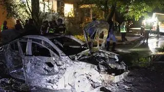 Zniszczenia po ataku Rosjan z użyciem rakiet i dronów
