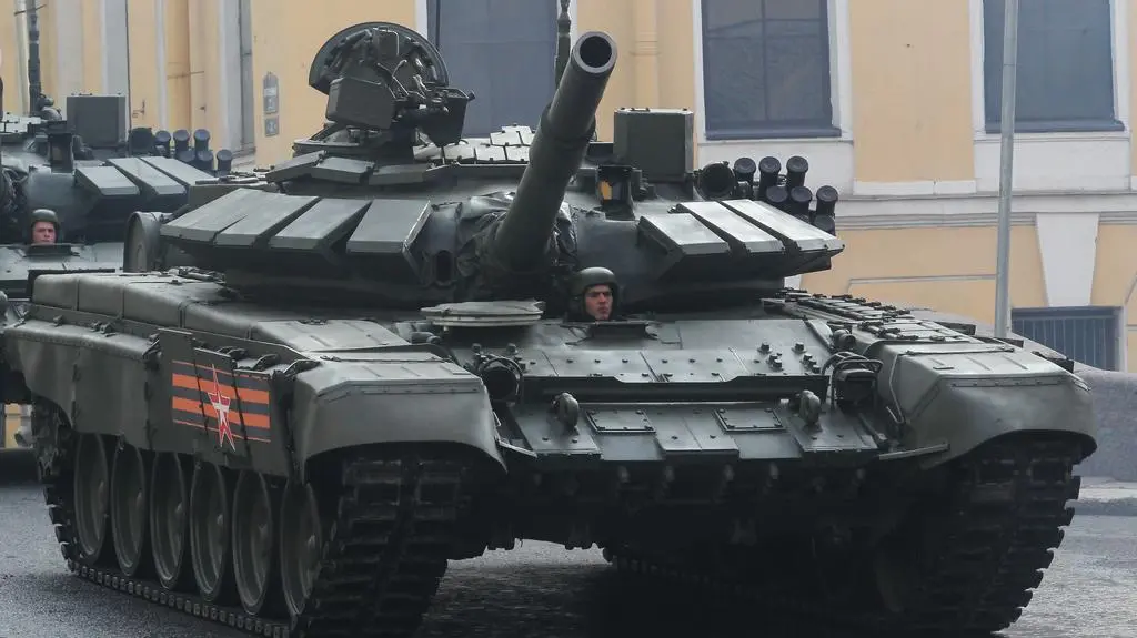 Rosyjski czołg T-90 Proryw. Zdjęcie ilustracyjne 