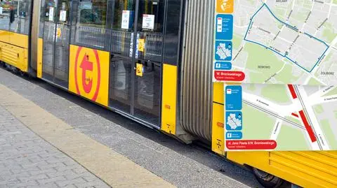 Weekend z remontami torów. Wyłączone pasy, tramwaje na objazdach