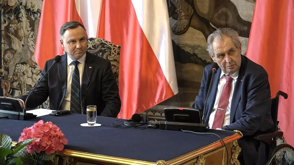 Andrzej Duda i Milosz Zeman