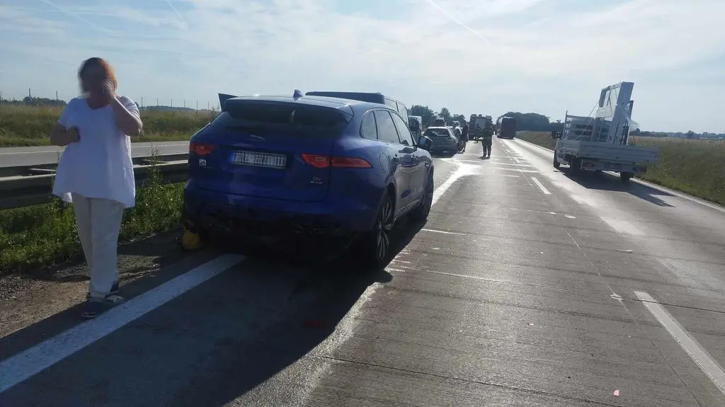 Na autostradzie tworzy się korek