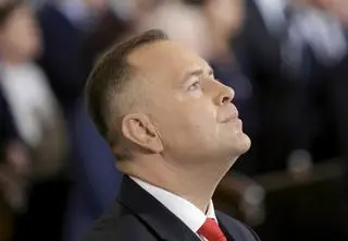 Pierwszy moment słabości Nawrockiego? "Nadział się na minę"