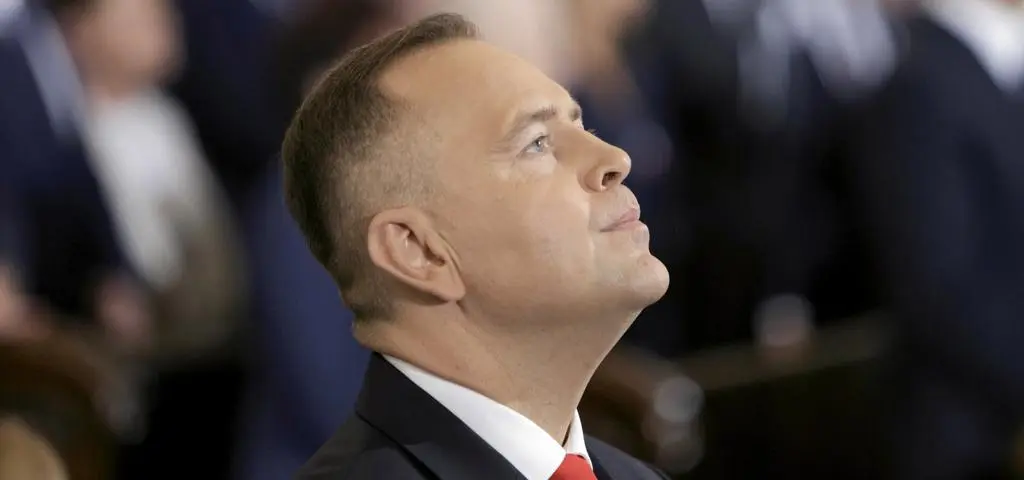 Pierwszy moment słabości Nawrockiego? "Nadział się na minę"