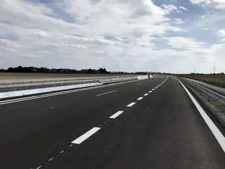 Budowana autostrada D11 w Czechach.
