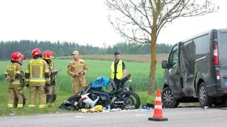 Na Podlasiu zawyją syreny. W wypadku zginął strażak