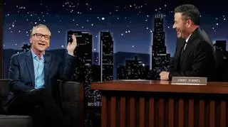Bill Maher (z lewej) i Jimmy Kimmel to jedni z popularniejszych w USA komików