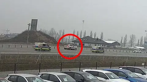 Wypadek nagrała kamera monitoringu