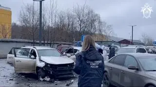 Miejsce eksplozji przy ulicy Jasieniewej w Moskwie 