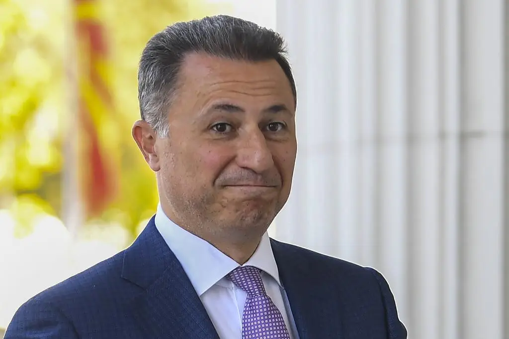 Nikoła Gruewski, były premier Macedonii 