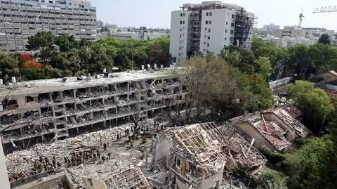 Izrael. Skutki ataku Iranu na Tel Awiw (22.06.2025 r.)