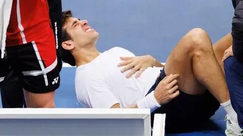 Znokautowany tenisista przemówił