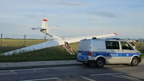 Wypadek szybowca - Krosno