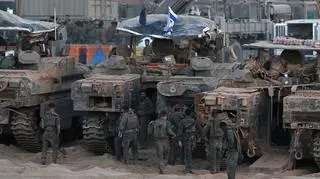 Izraelskie wojsko po wycofaniu na zawarte w porozumieniu pokojowym linie