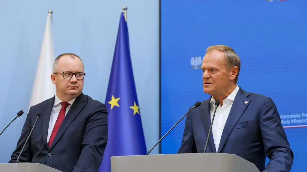 Adam Bodnar i Donald Tusk