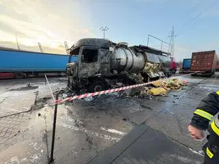 Pożar cysterny zakończył się tragedią