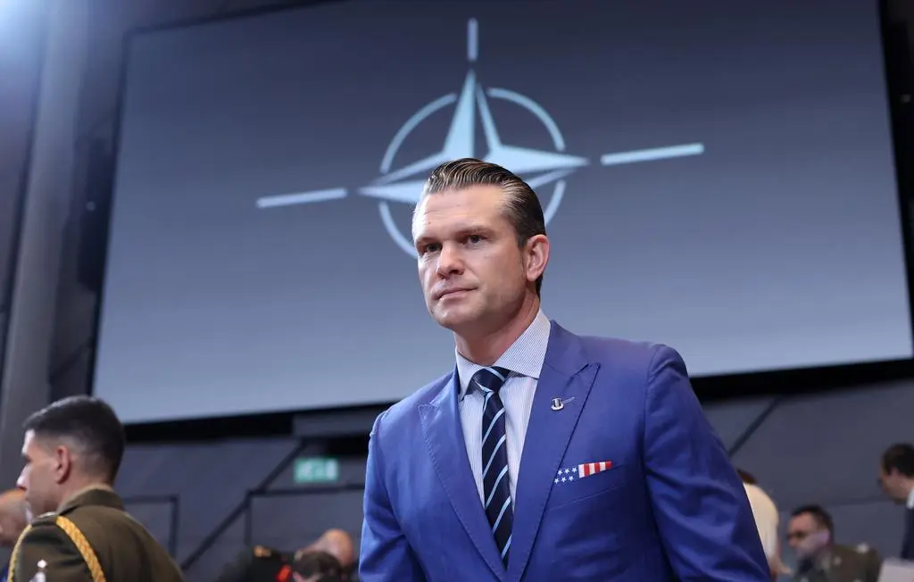 Pete Hegseth w Brukseli